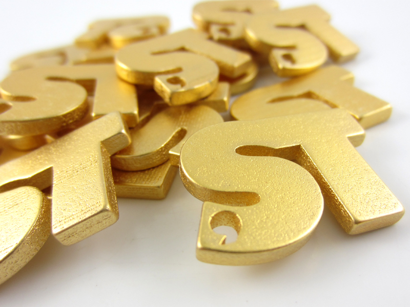 Stainless steel gold plated