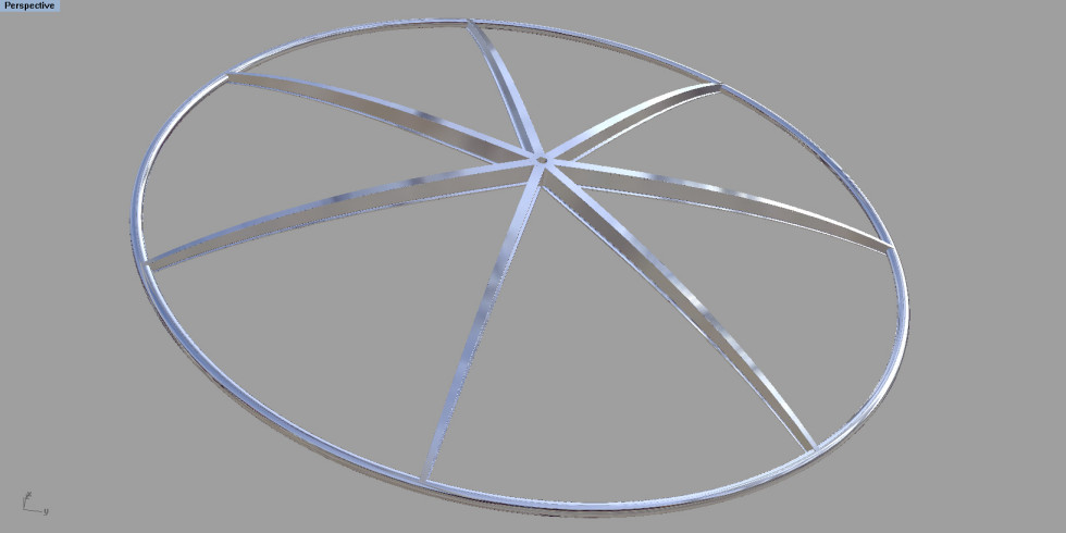 Stuurwiel voor de tulip (Kooi Makkum)