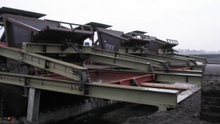 Bloembollen reinigings-machine