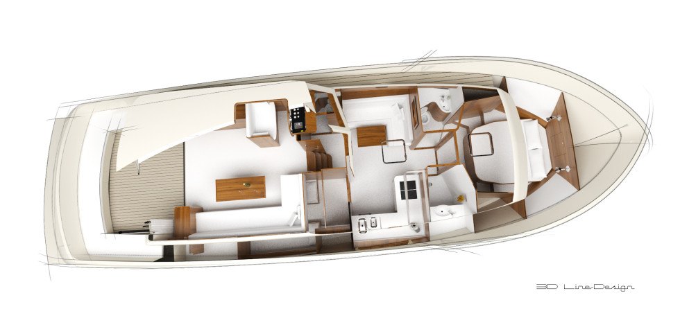 Wit met zwarte lijnen